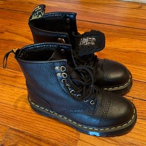 Dr. Marten fleece lined leather boots
